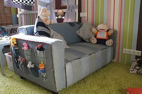Сделать заплатку на диване