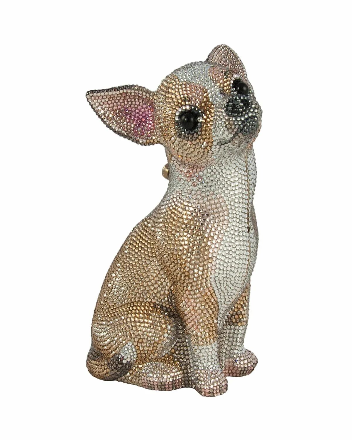 Чихуахуа из бисера. Judith leiber couture chihuahua crystal minaudiere. брошь из бисера чихуахуа. брошка чихуахуа из бисера. judith leiber dog bag.