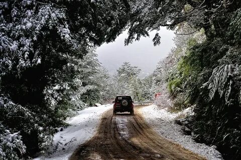 Дорога через снег