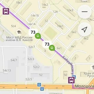 Автобус 73 маршрут остановки