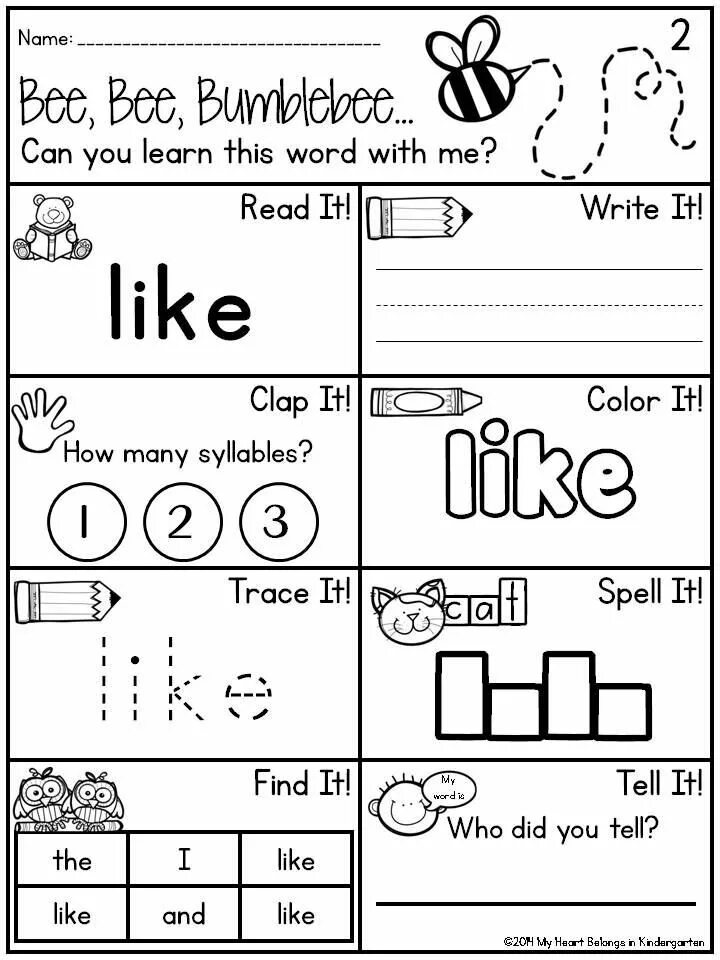 Words Worksheets. Reading Worksheets for Kids. Sight Words for Kids. I like Worksheets. When you learn to read