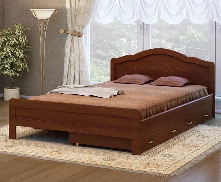 Мебель полуторка. Кровать Сонька массив. Кровать Сонька из массива сосны. Кровать Авола с 2 ящиками. Кровать из массива дерева полутороспальная 140х200 см Maria Silva.