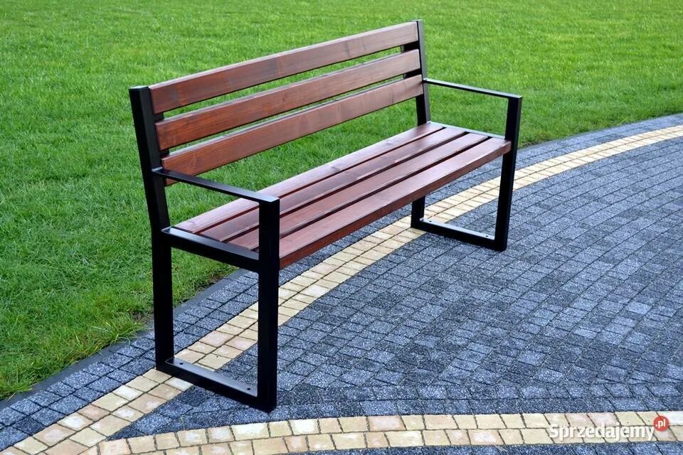 Скамейка садовая. Скамья из профильной трубы. 15. Скамья камилла. Лавочка из профильной трубы.