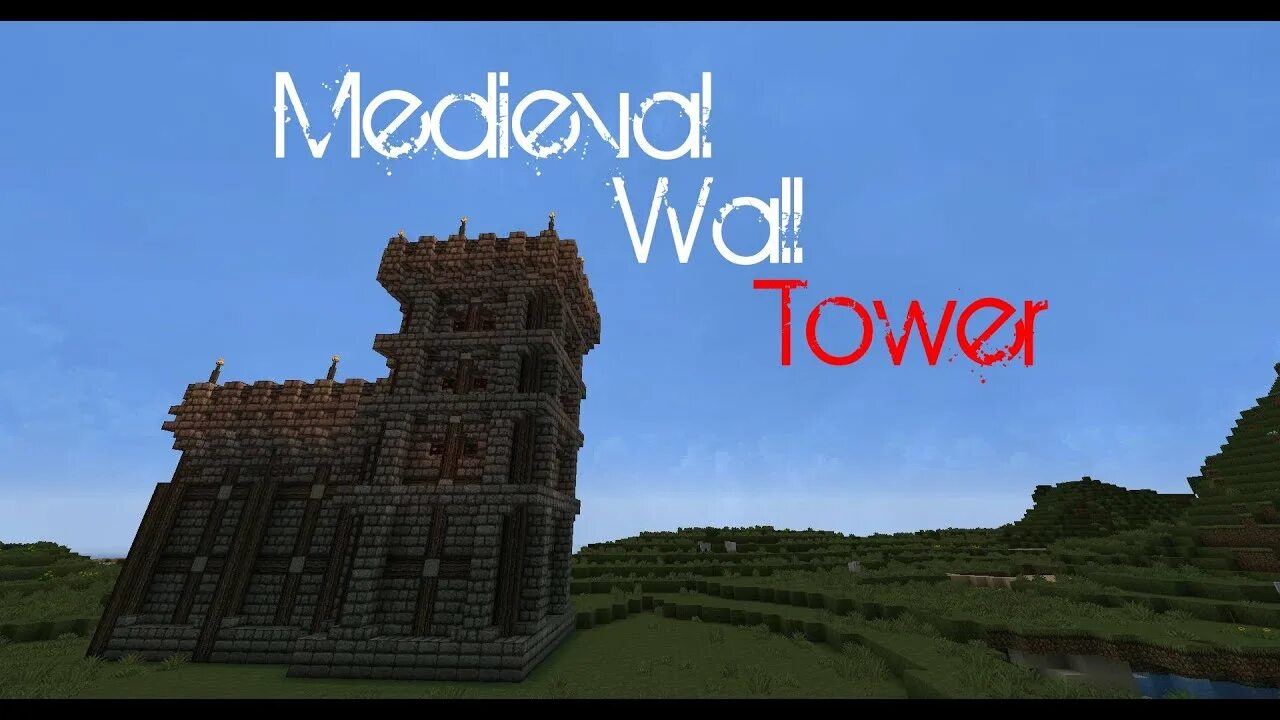 Tutorial tower. Башни в майнкрафт туториал. Майнкрафт Боевая башня туториал. ТАВЕР ютуб.