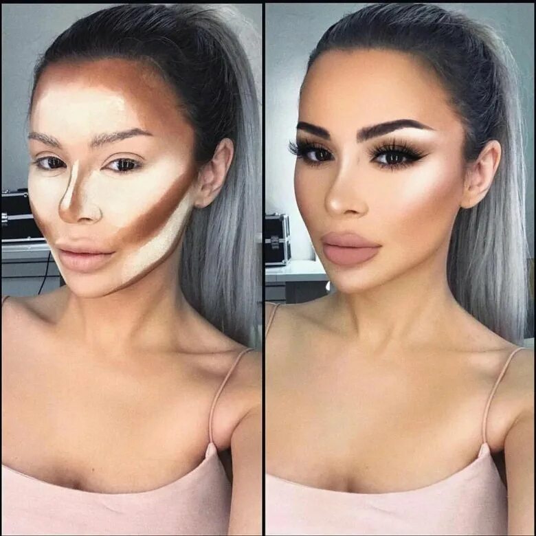 Highlighter contour