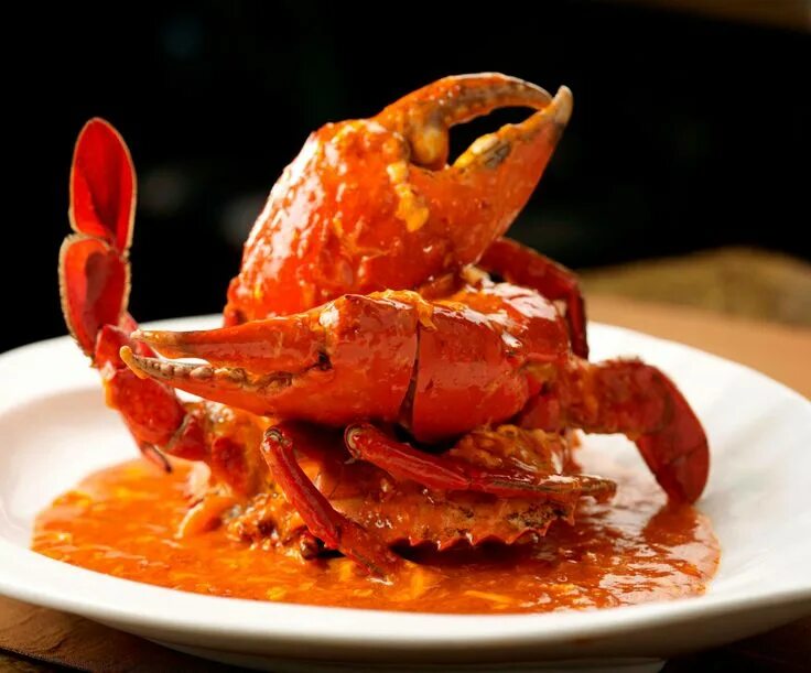 Chilli Crab (Чили-краб). Сингапурский краб. Блюда из краба. Японские блюда из краба.