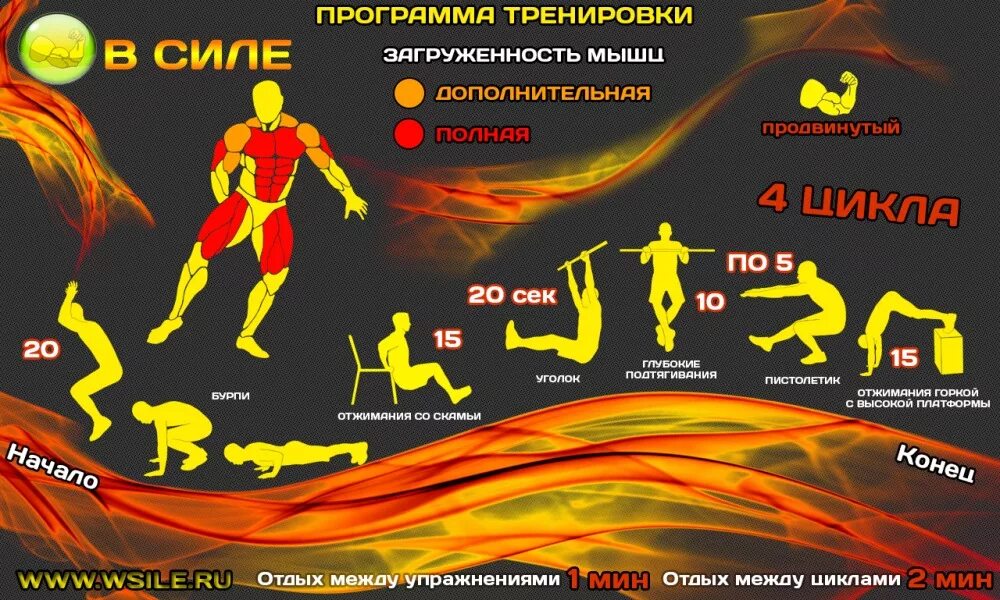 Тренировка для продвинутых. Программа тренировок. План тренировки на выносливость. Тренировки на силу и выносливость. Программа тренировок на силу.