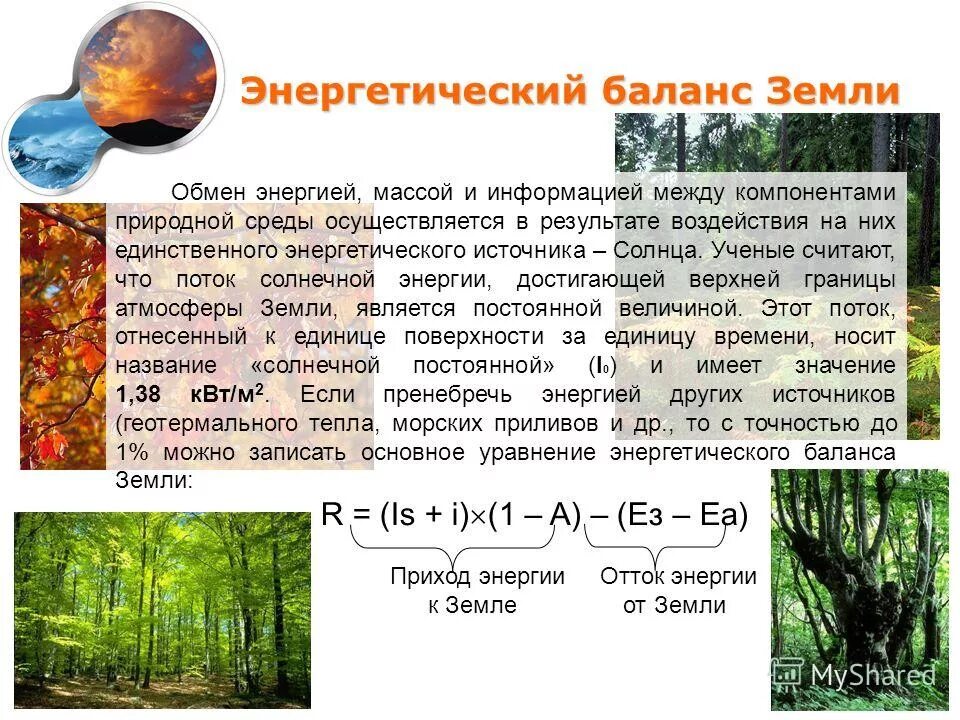 энергии земли сейчас