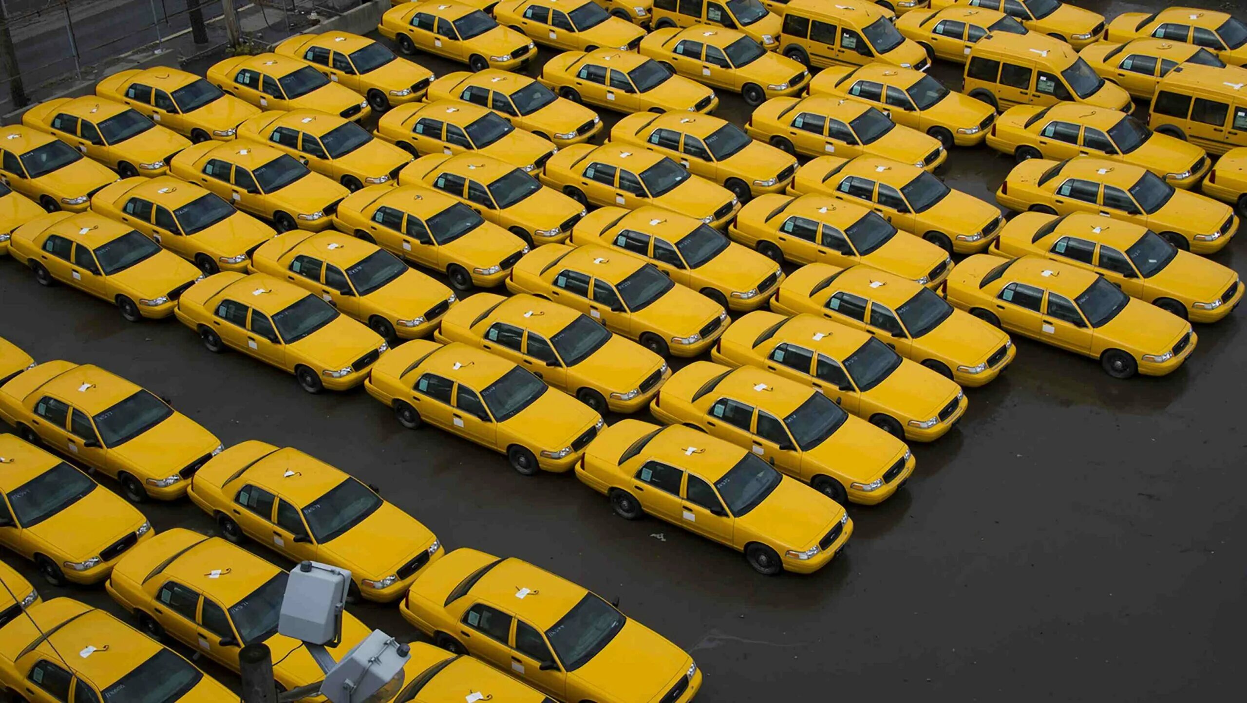 Заказать машину заранее такси. Таксопарк стоянка такси. Много желтых машин. Машина желтая. Стоянка жёлтых машин.