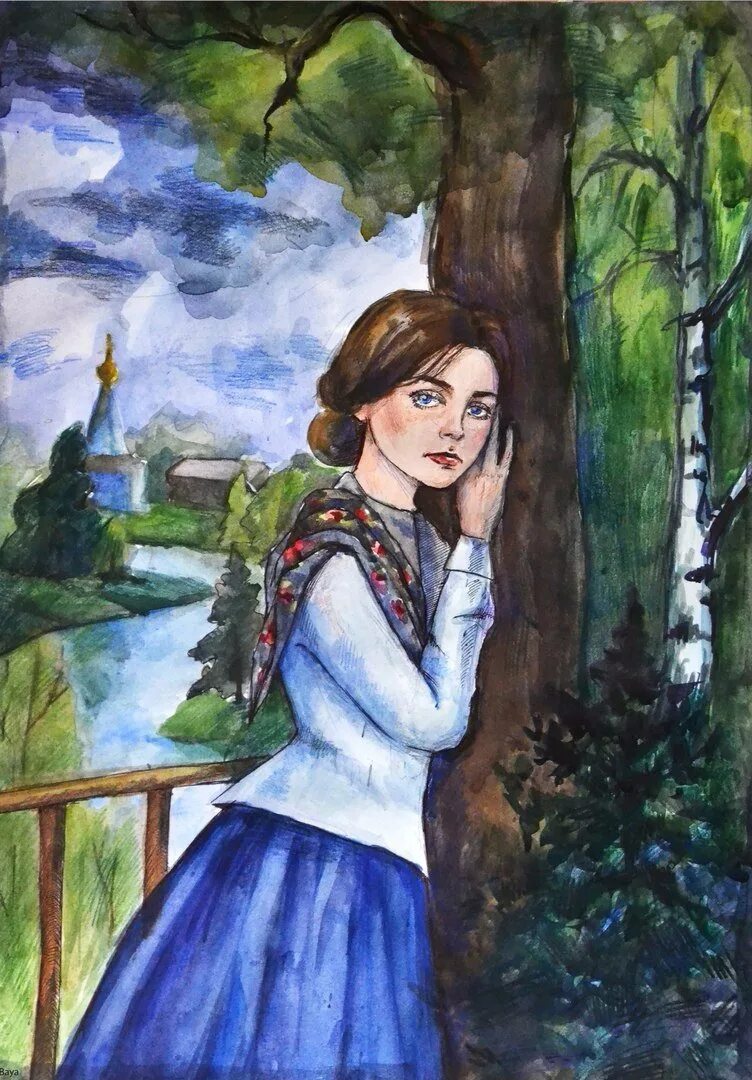 Образ островского. Катерина Островский. Гроза Островского Катерина. Екатерина Кабанова гроза. Гроза Островский иллюстрации Катерина.