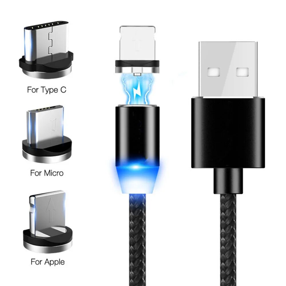 Магнитная usb зарядка для телефона