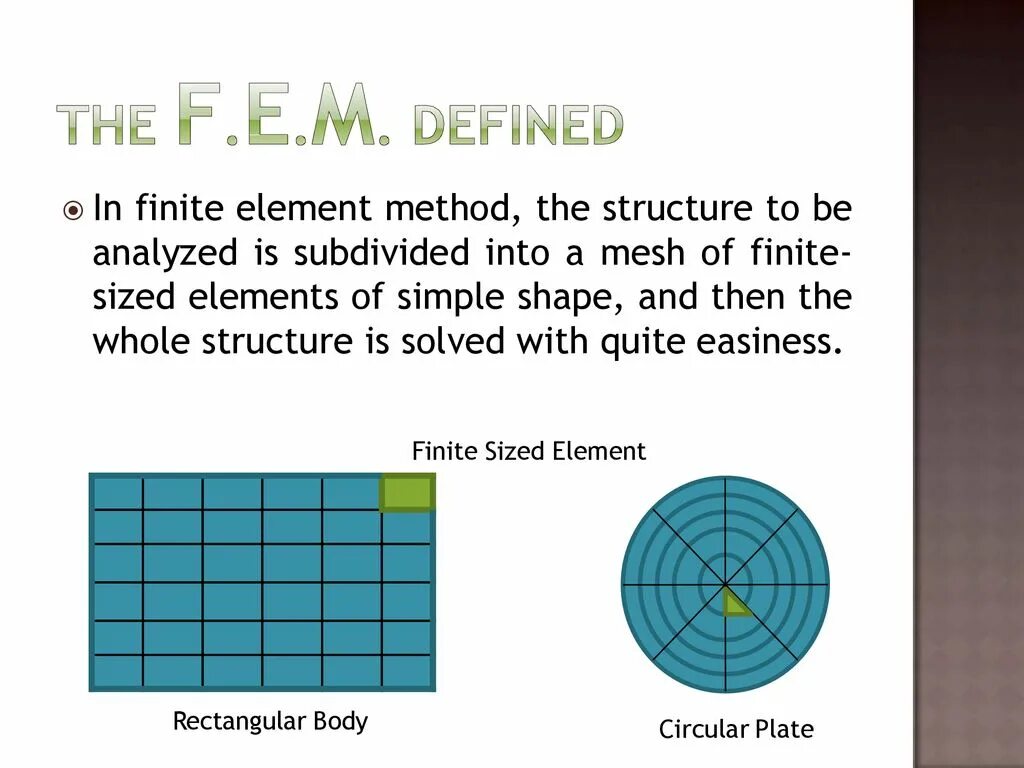 Finite element method. The finite element method. fem finite element. matrix finite element. presentation finite element method.