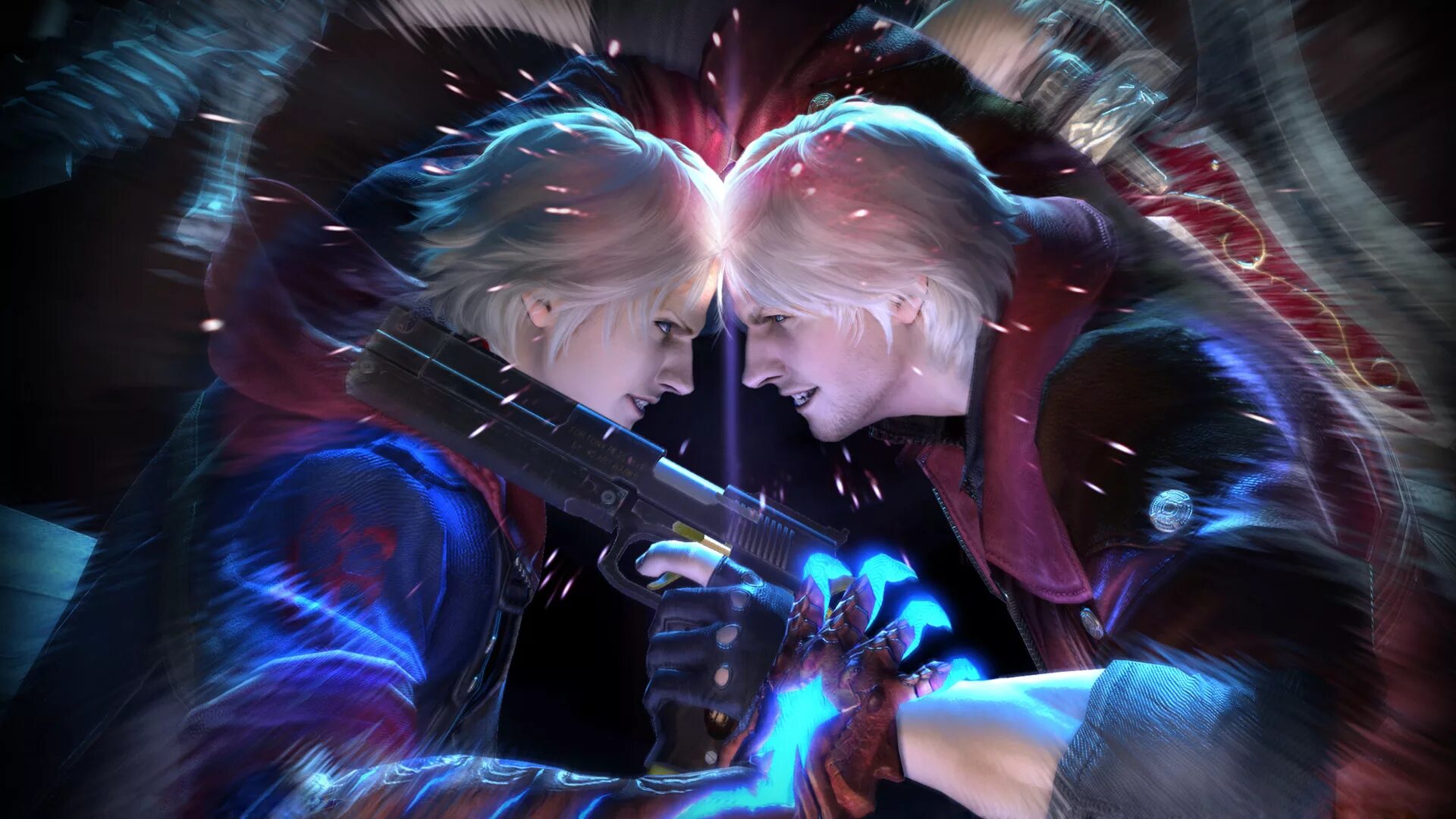 Devil s песня. Devil May Cry 4 Данте. Данте и Неро DMC 4. Devil May Cry 5 Неро и Данте. Неро с Данте девил май край 4.