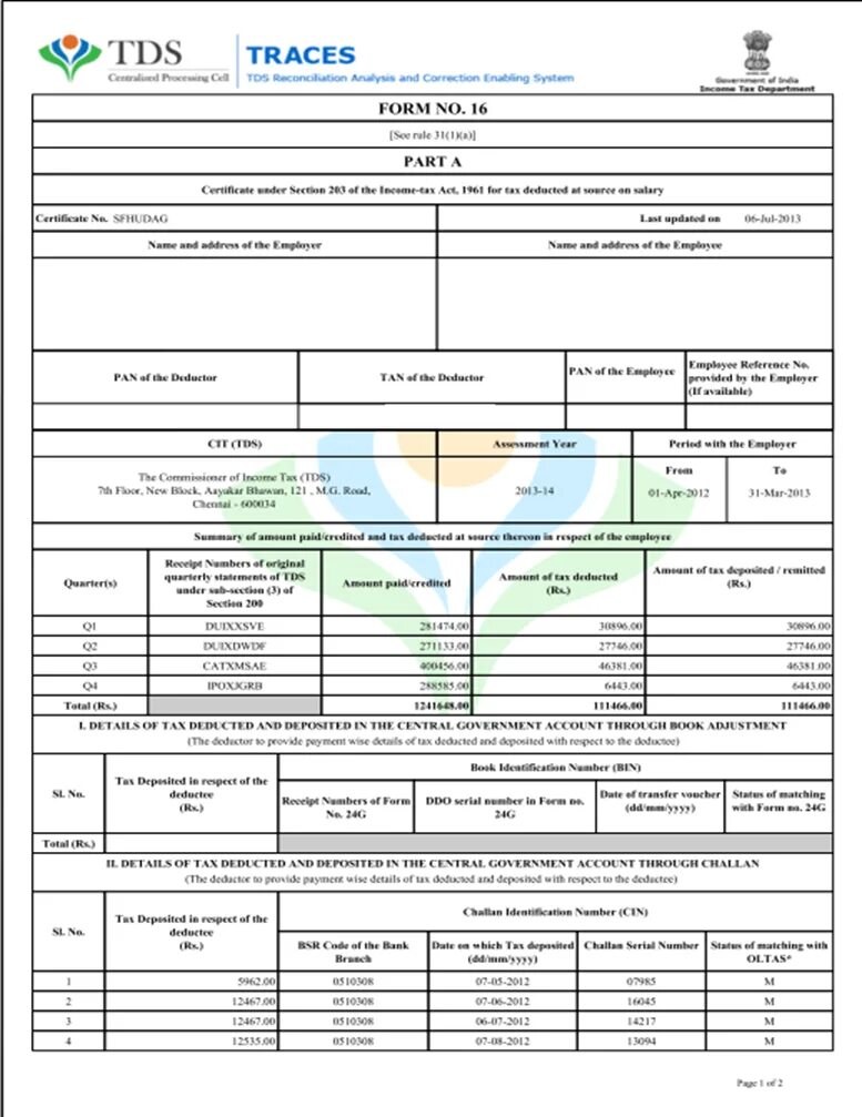 From form. Form 16. tds документ. certificate of origin form a. tds сертификат что это.