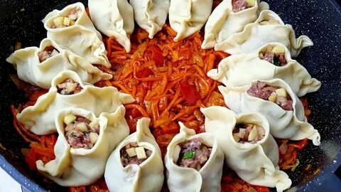 Рецепт приготовления мант на сковороде