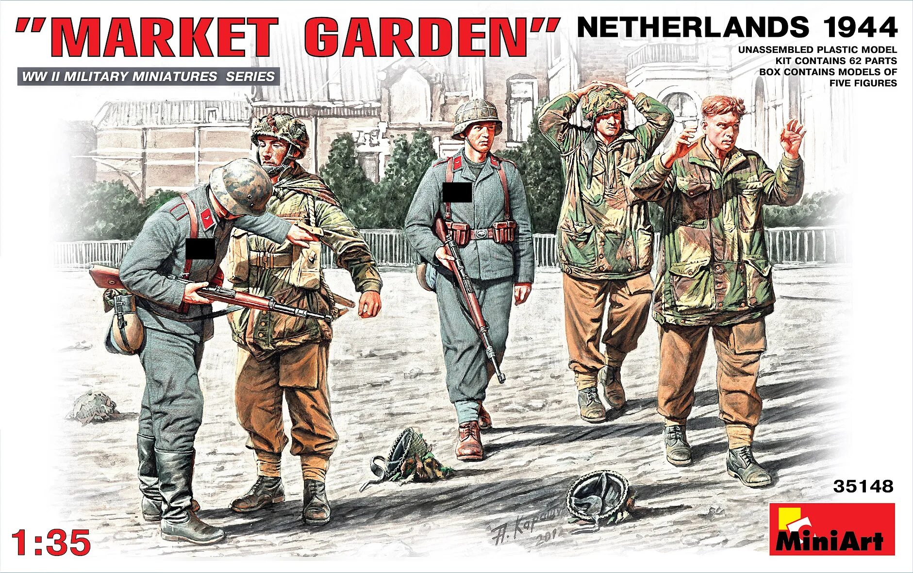 Contains models. Миниарт "Market Garden" Голландия 1944г.. Операция Маркет Гарден 1944.