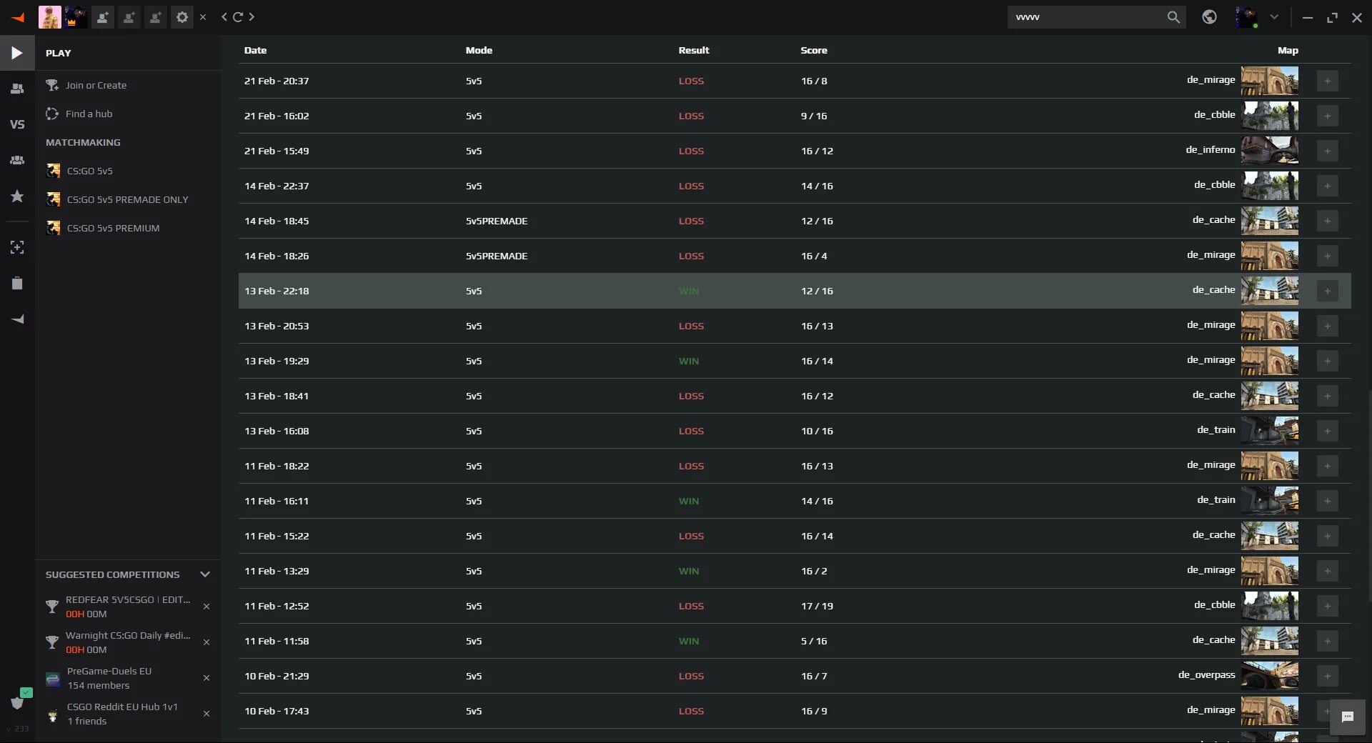 Faceit elo