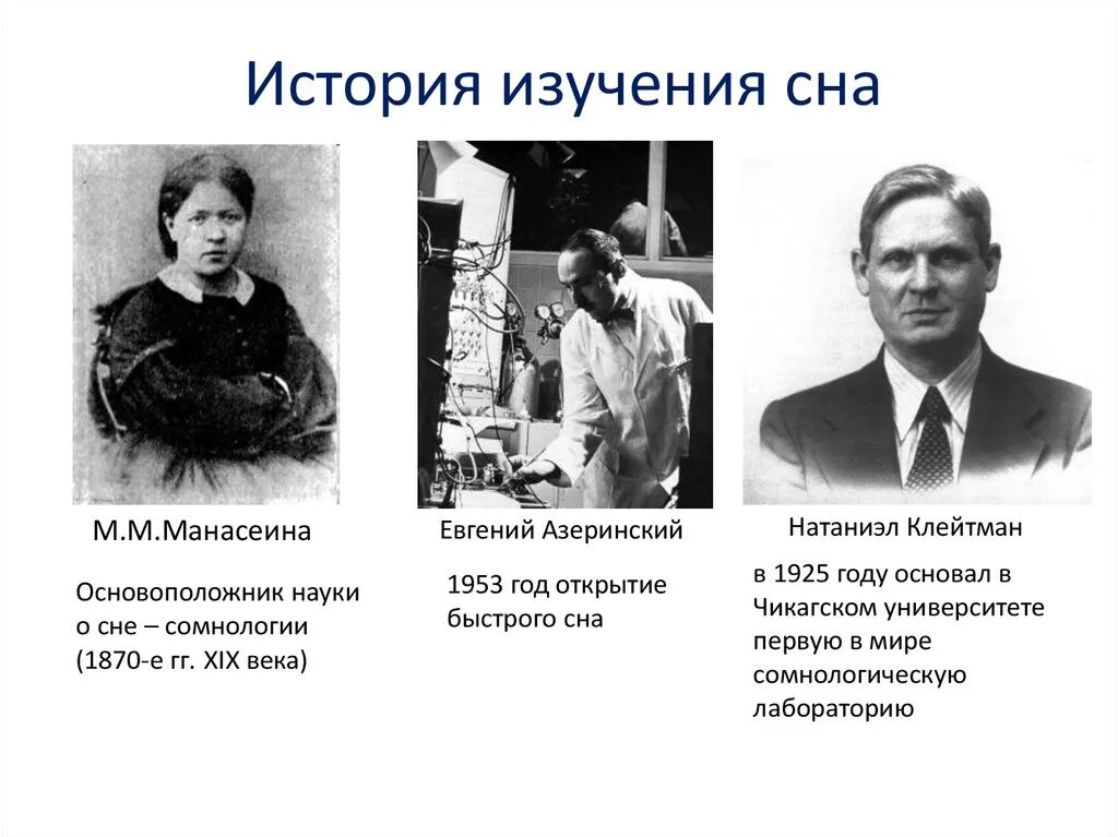 Кто научно обосновал природу сна. Натаниэль Клейтман. Юджин Азеринский. Азеринский и Клейтман. История изучения сна.