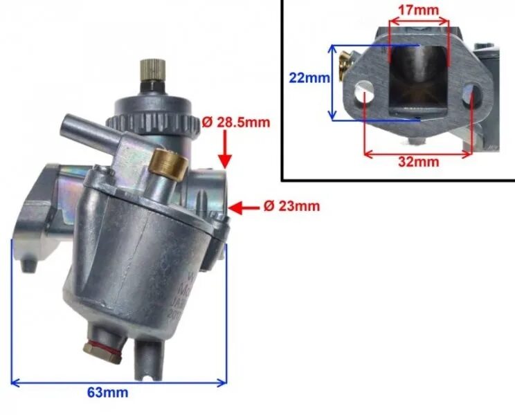 Карбюратор диаметр. Карбюратор pacco 2926. Карбюратор к 68 на яву 638. Карбюратор PWK 32 на яву 634. Размеры карбюратора Ява 638.