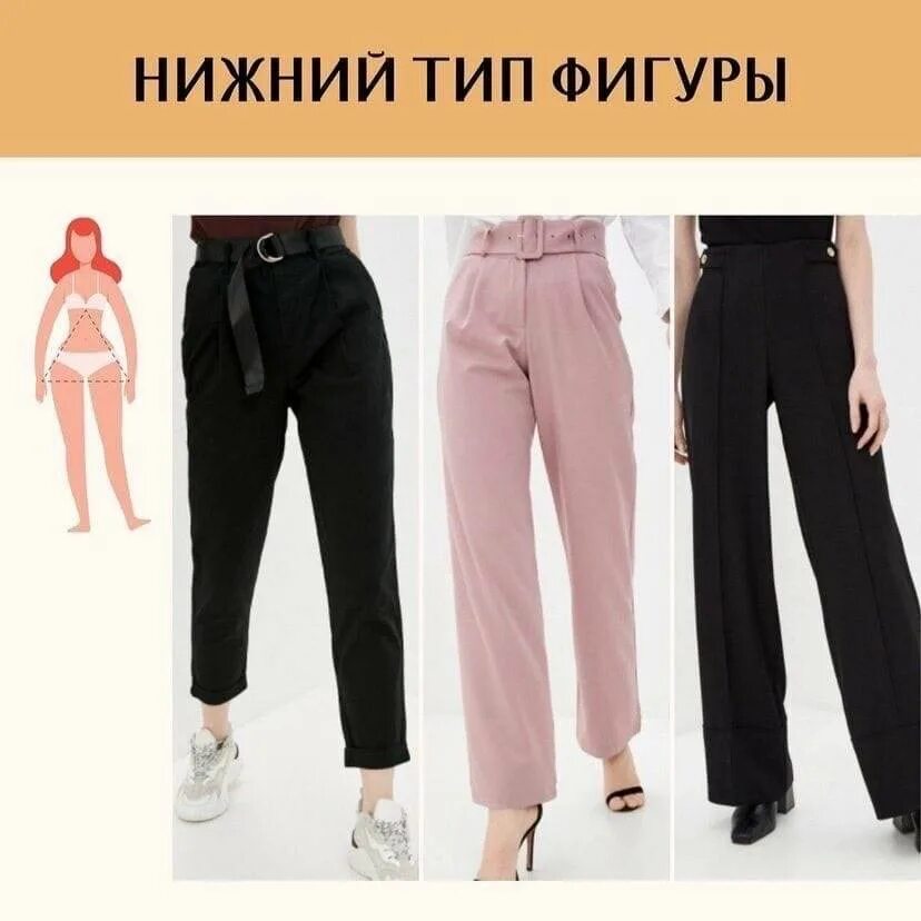 Как подобрать брюки. Брюки по типу фигуры. штаны по типу фигуры. как выбрать брюки женские по типу фигуры. модели брюк для типов фигур.