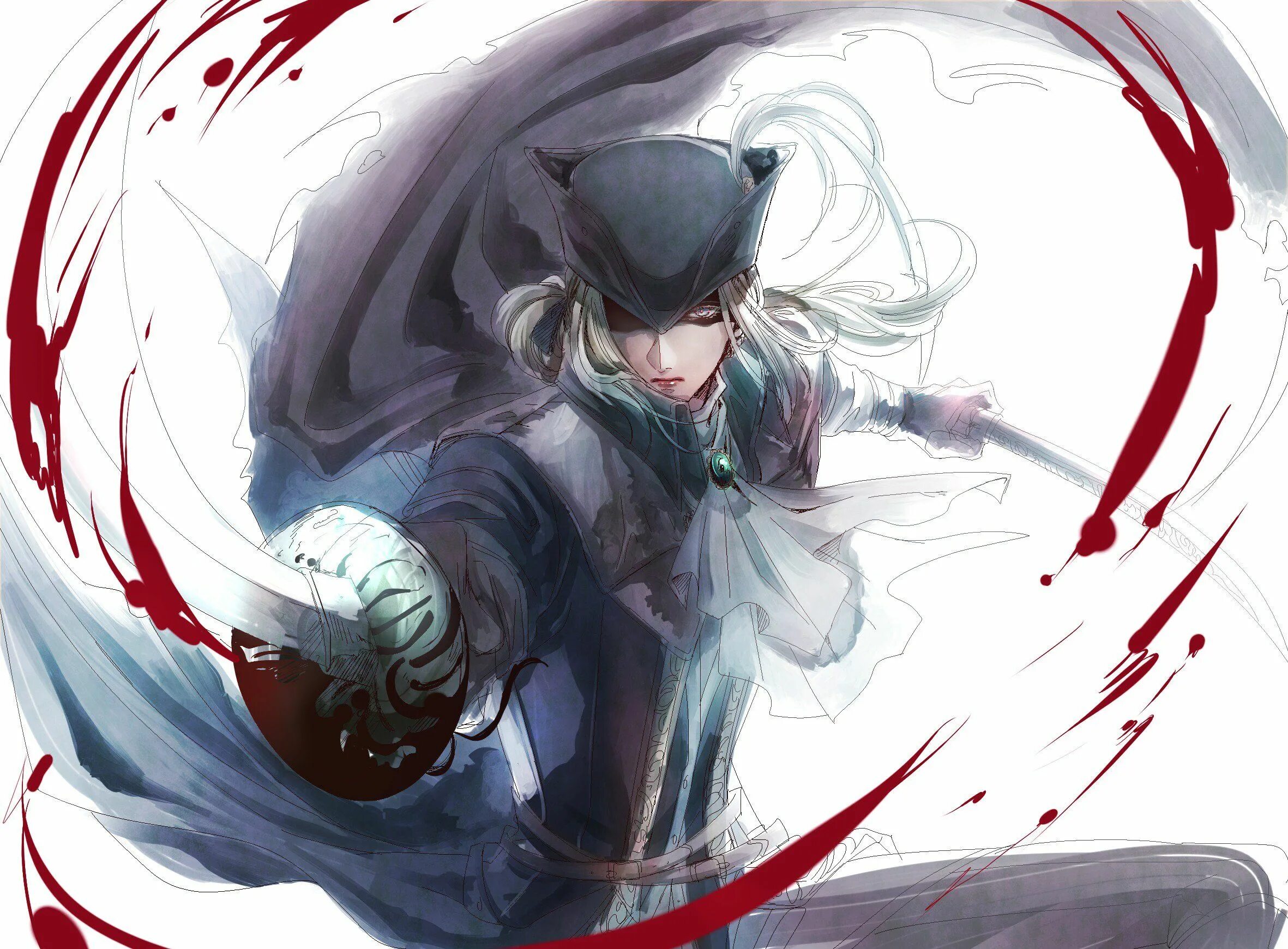 Lady Maria of the Astral Clocktower Bloodborne.