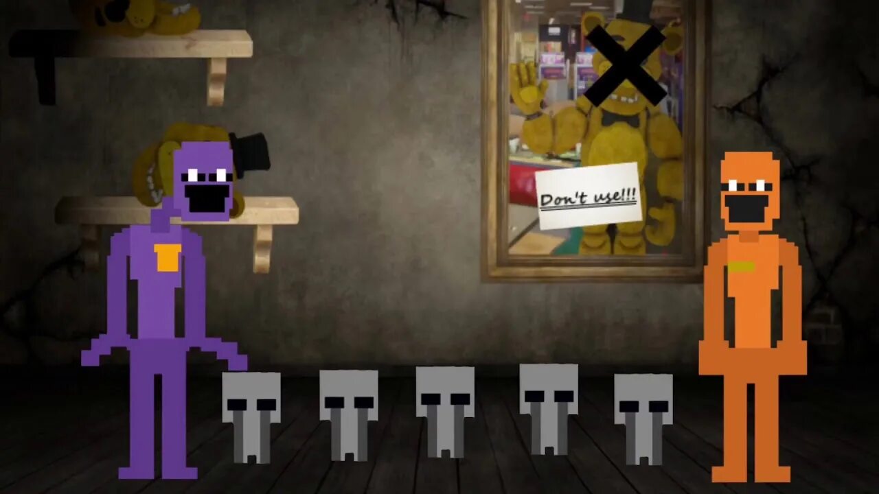 The man behind the slaughter. The man behind the slaughter purple guy. purple guy behind the slaughter.