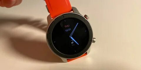 Amazfit gtr установить циферблат