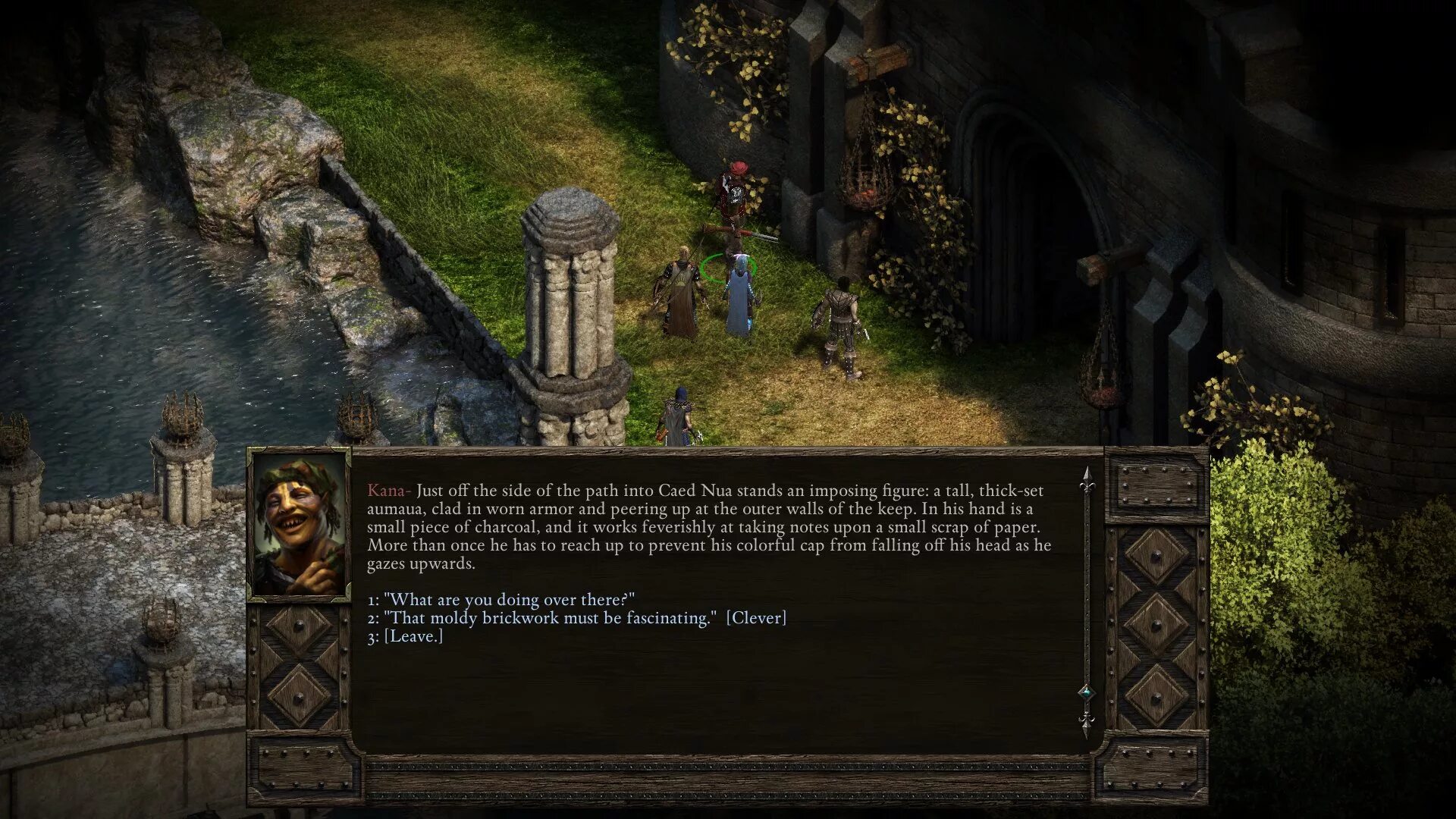 Pillars of Eternity Аумауа. Pillars of Eternity 1 Скриншоты. Страж смерти Pillars of Eternity. Аумауа Pillars of Eternity двуручное оружие.