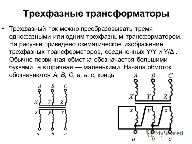 1 трехфазные трансформаторы