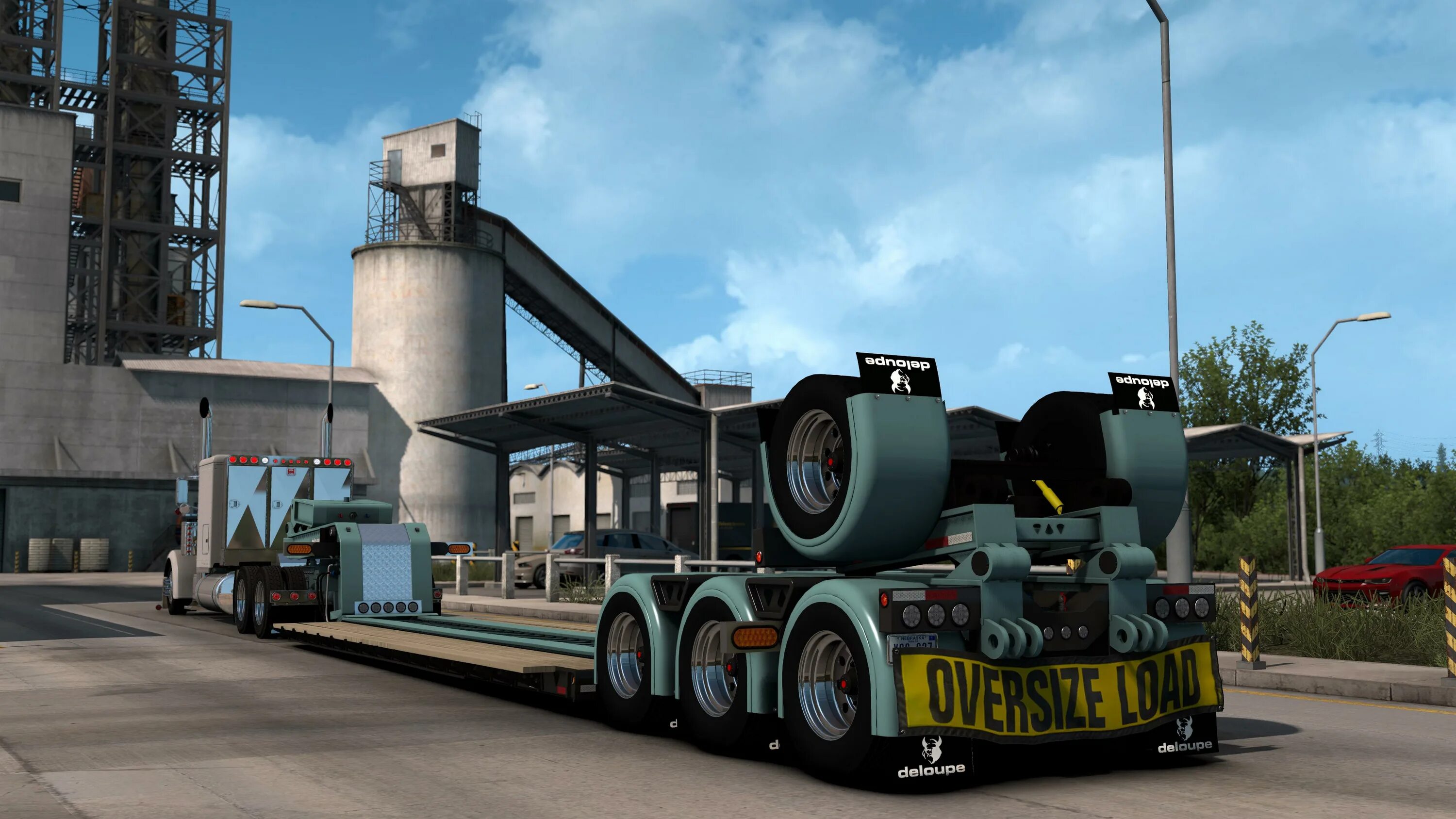 Flatbed trailer l етс 2 1. 34. Низкорамный полуприцеп для етс 2. Груз цистерна контейнер в американ трак симулятор. Прицеп ограбление в ураган мод для атс.