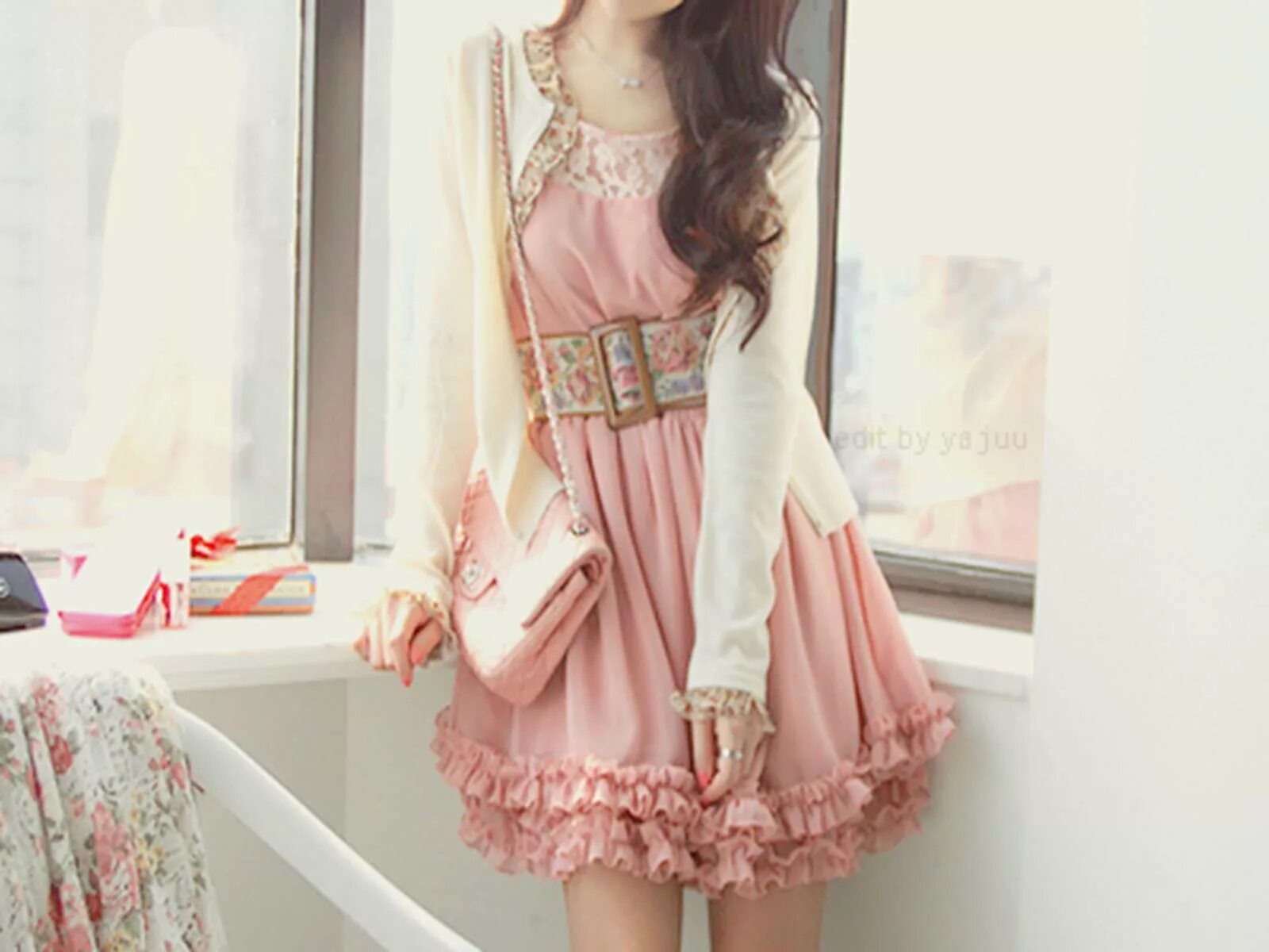Красивое милое платье. Платье в романтическом стиле. Платье розовое. Красивые корейские платья. Красивое розовое платье.