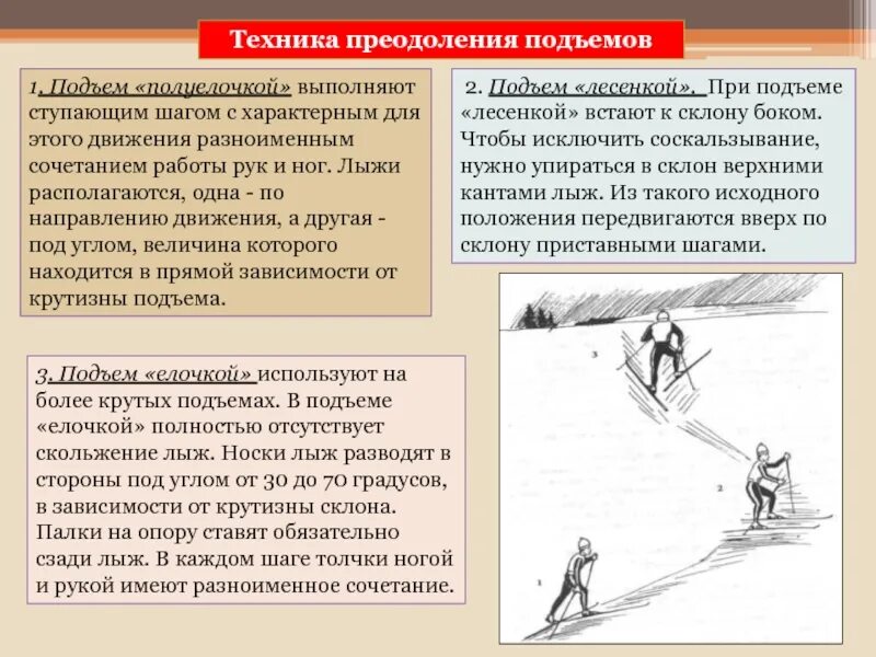 Крутизна подъема детской зимней горки может характеризоваться. Способы передвижения на лыжах. Техника преодоления подъемов. Техники подъема на лыжах. Лыжные ходы спуски и подъемы.