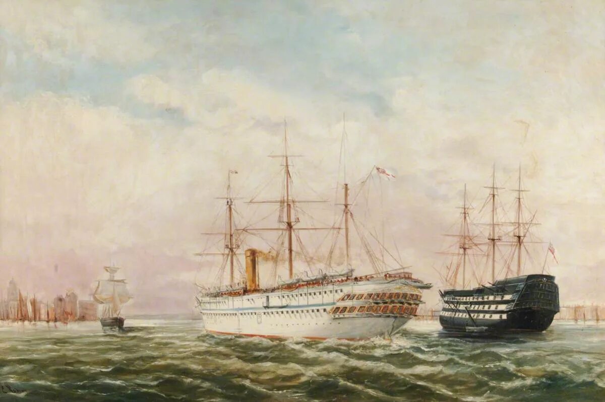 Портсмут линейный корабль 1714. National Museum of the Royal Navy Portsmouth.