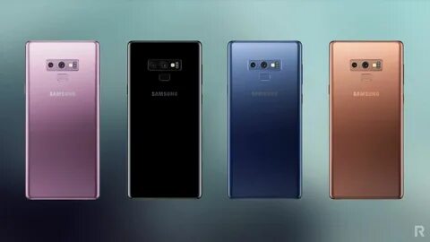 Note 9 цвета