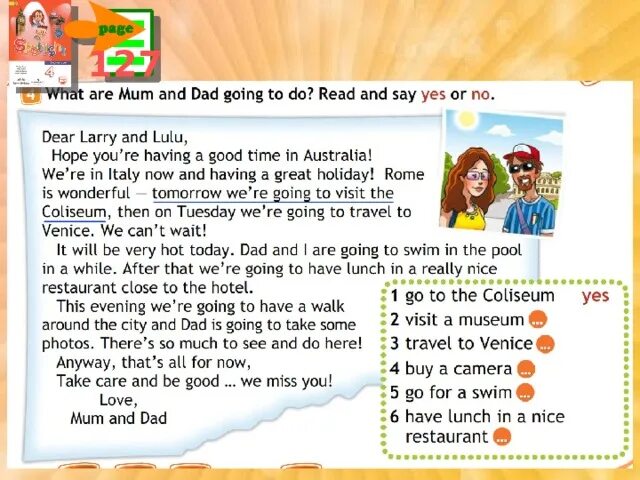 We re having a great time here. We're having a great time 3 класс. Тему английского языка 3 класса we,re having a great time!. Письмо Dear mum. Dear mum and dad.