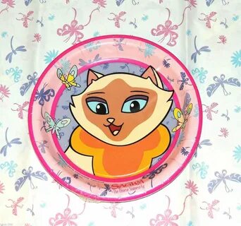 8 Birthday Party Supplies Card SAGWA the CHINESE SIAMESE CAT THANK YOU NOTE...