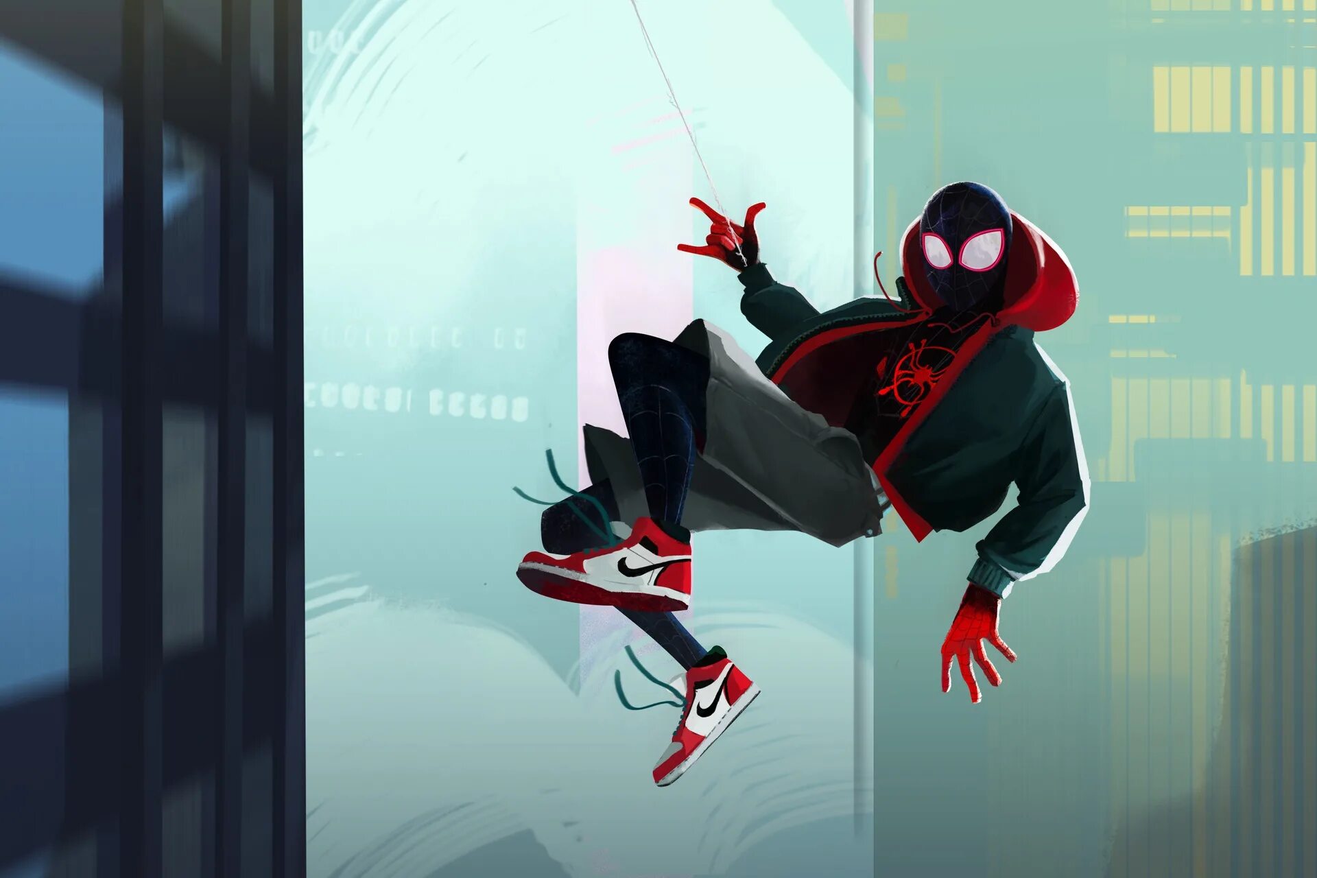 Miles morales русский язык. Майлз Моралес. Человек-паук через вселенные Майлз Моралес. Майлз Моралес через вселенные паук.