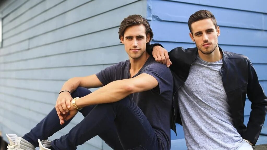 Мужчина близнец после. Jordan and Zac Stenmark. Стенмарк Близнецы.