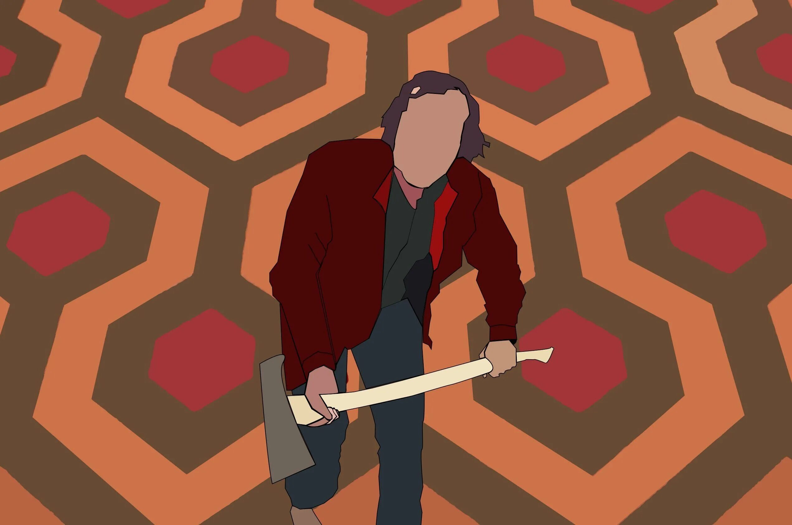 Your shining. Обои the shining. джек торранс арт.