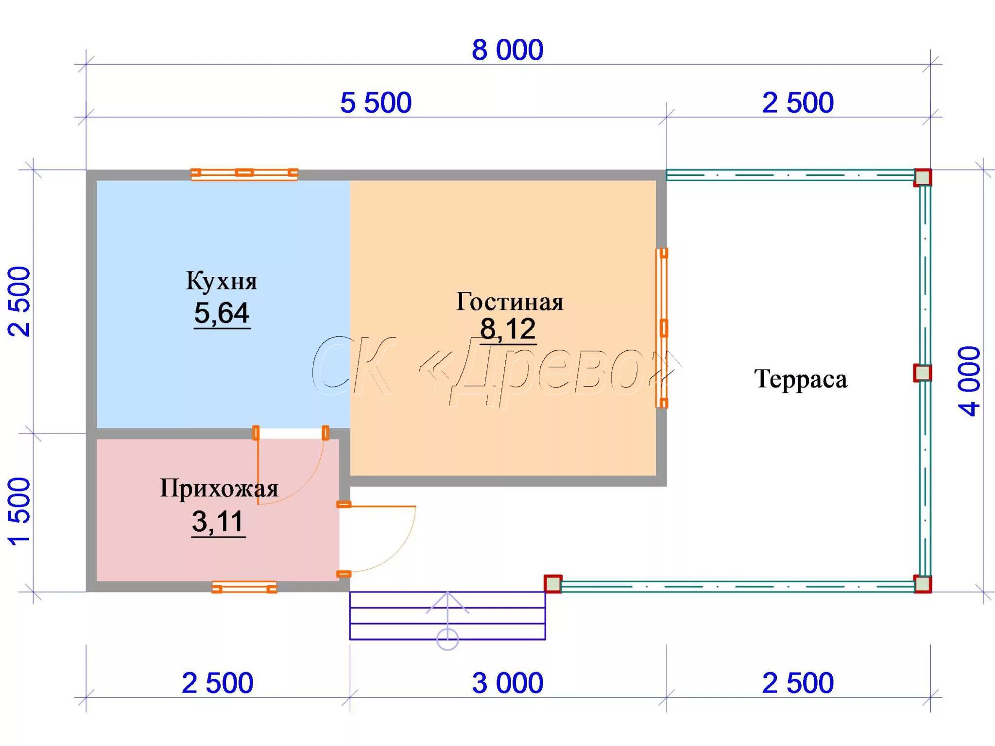 Проекты домов 4 на 8 с отличной планировкой