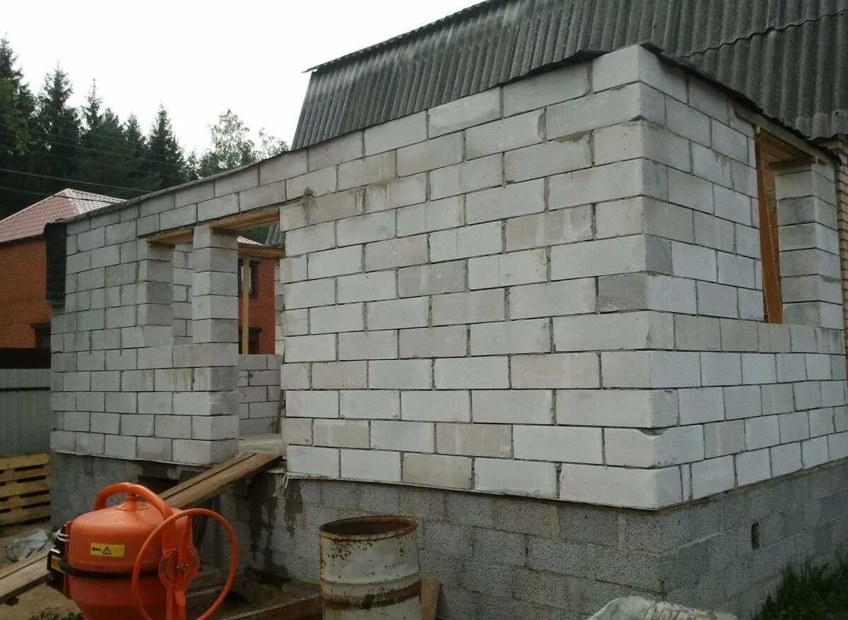 Газоблок туалет