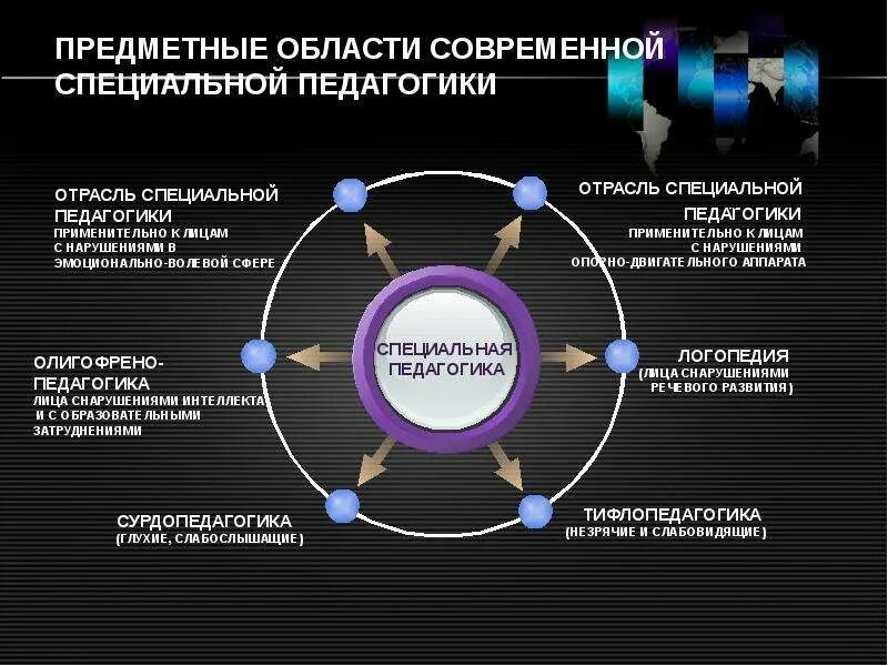 Структура специальной педагогики