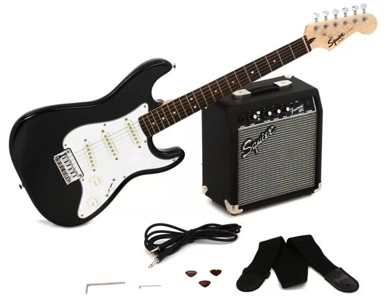 Fender frontman 10g. Fender Squier mm Stratocaster Black электрогитара. Squier Strat SSS Black. Squier by Fender запчасти.