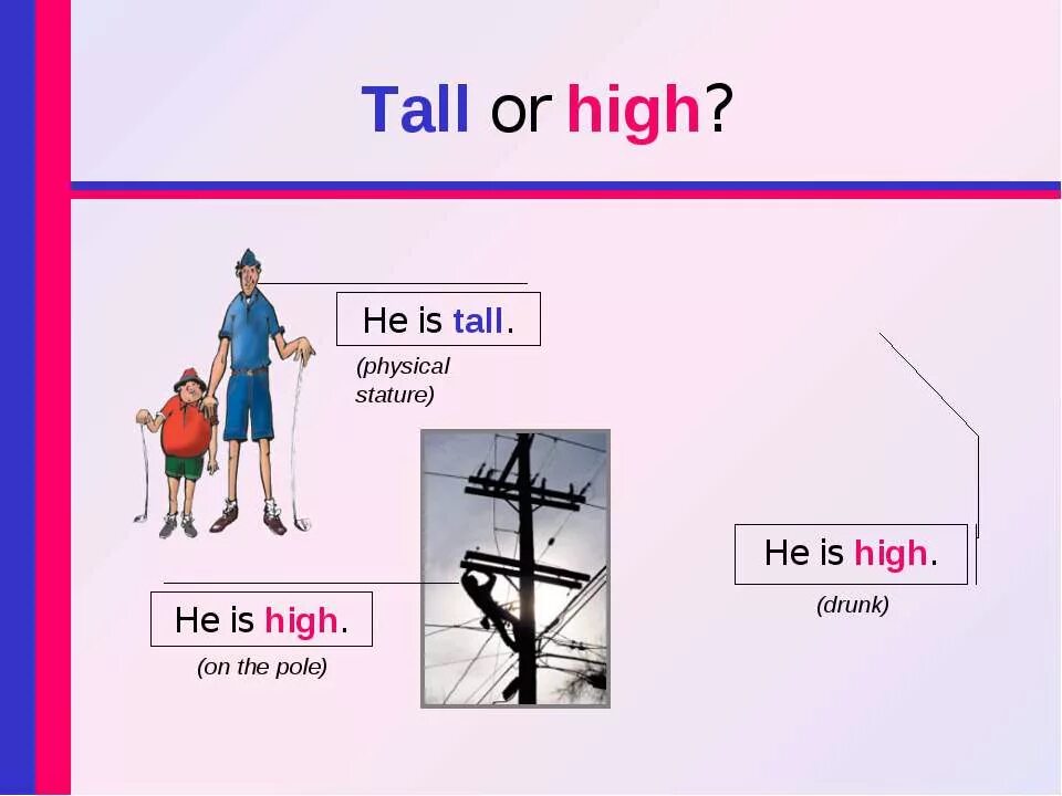 Английско русский tall