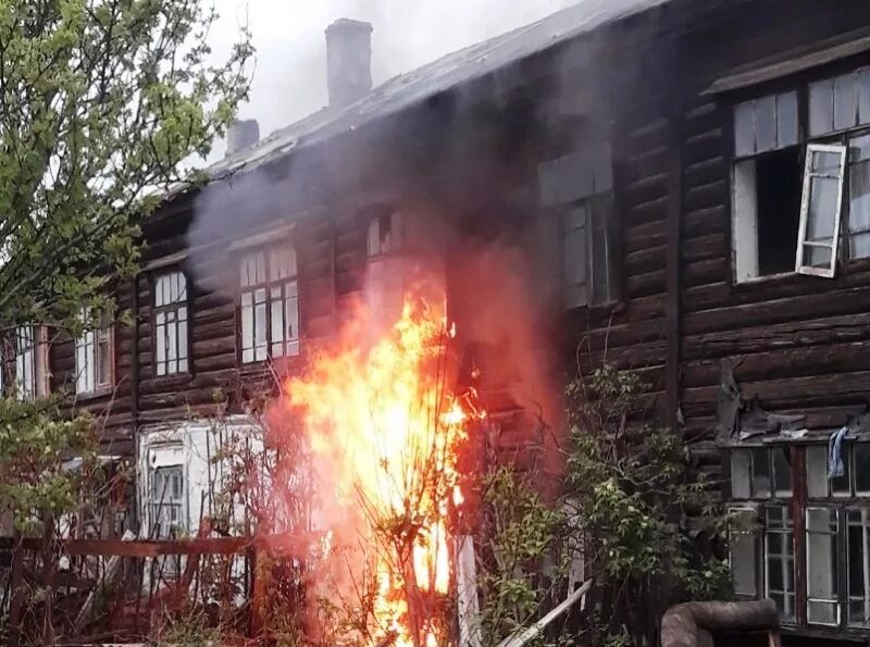 В каком году сгорела