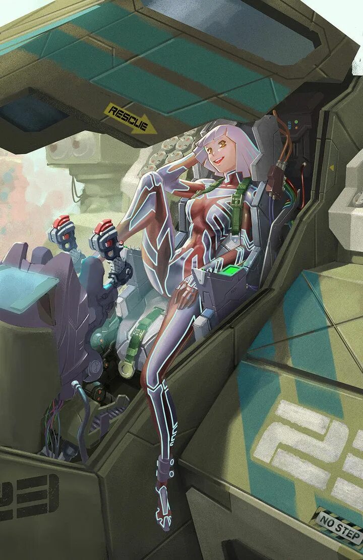 Аниме пилоты мехов. Пилот sci fi art арт. Мехи пилоты. Арт sci-fi мех. Биоскафандр киберпанк.