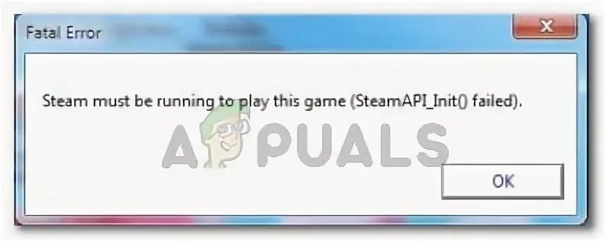 Steam must be running to