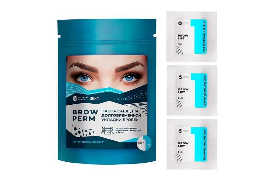 Ламинирование бровей brow. Набор для ламинирования sexy brow perm. innovator cosmetics состав #2 brow sculpt для долговременной укладки бровей sexy brow perm. составы для ламинирования бровей innovator cosmetics. набор для ламинирования секси броу.