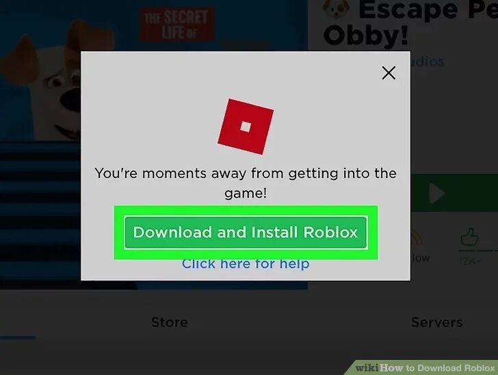 Installing roblox