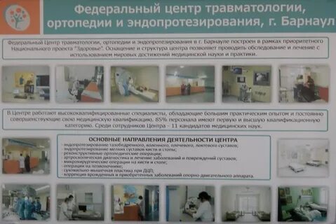 Анализы в травматологии